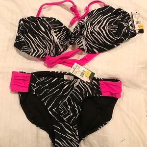 Two piece Bandeau Bikini Set