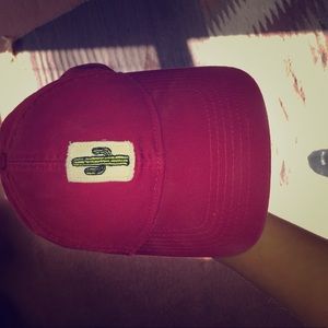 Brand new velcro back red cap w/ Cactus on it 🌵