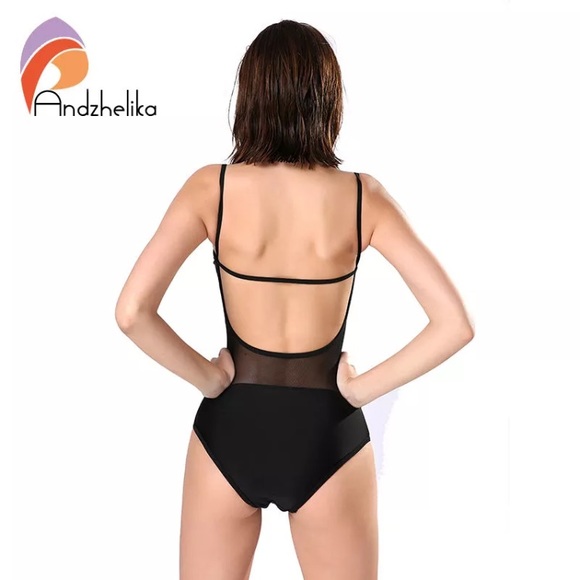 Black transparent swim suit! (Fits small too) - Picture 2 of 8