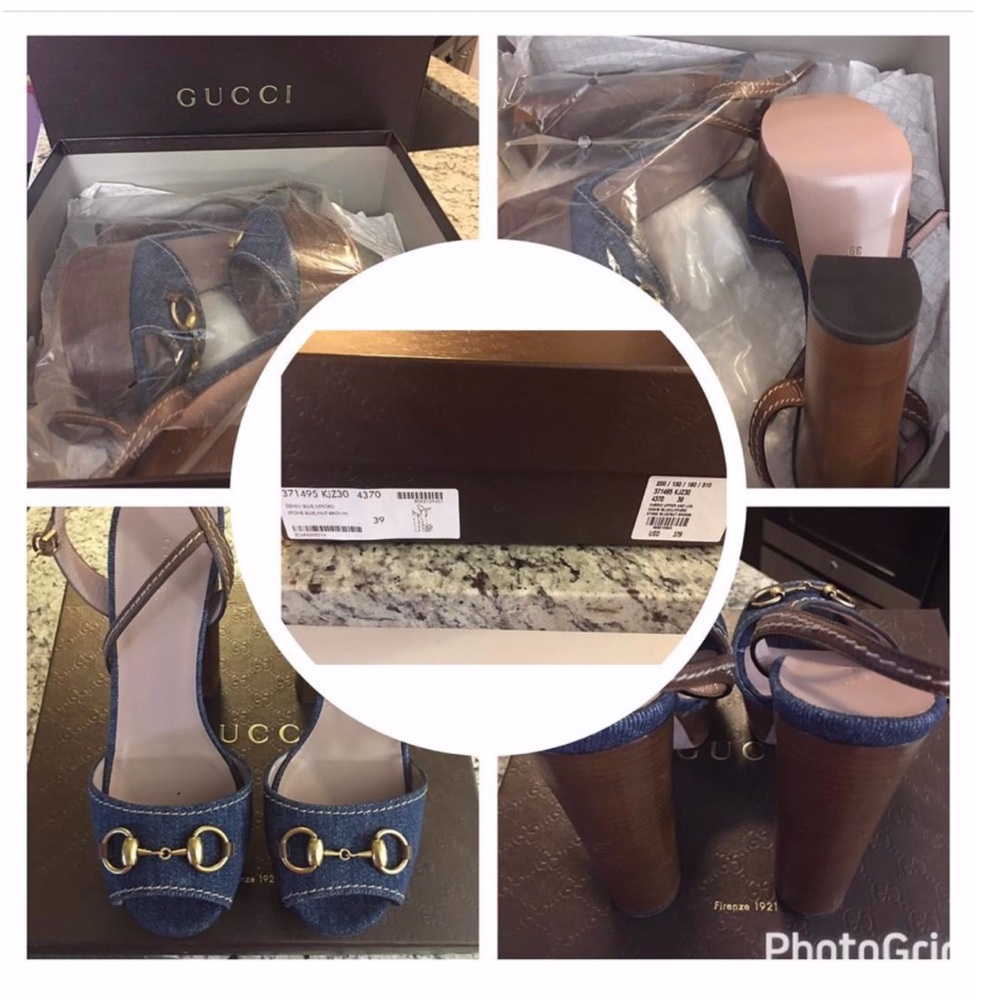 Gucci Denim Sandal