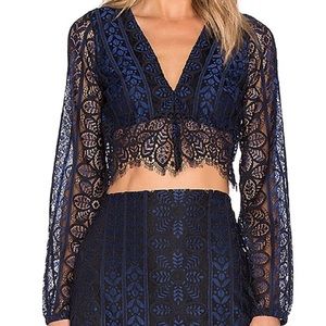 For Love & Lemons Lyla Crop Top ⚡️⚡️