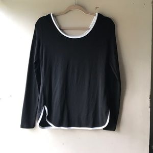 Black top with built in layers