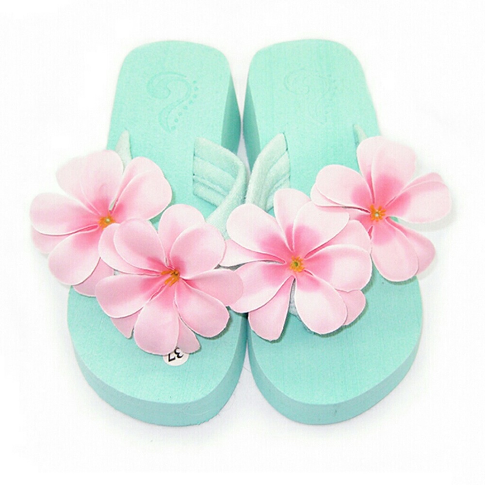 Thong platform beach flip flops for Women