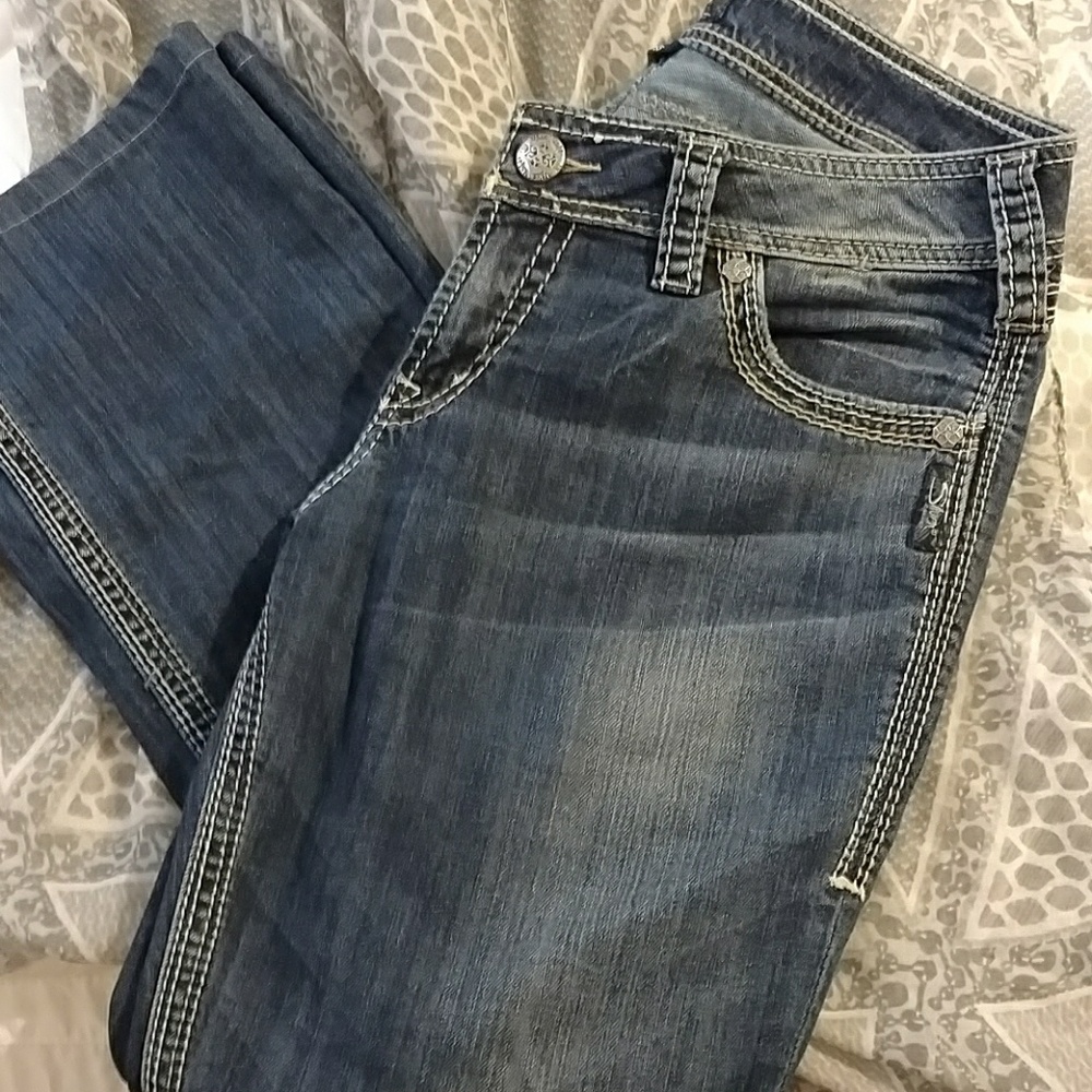 Silver jeans