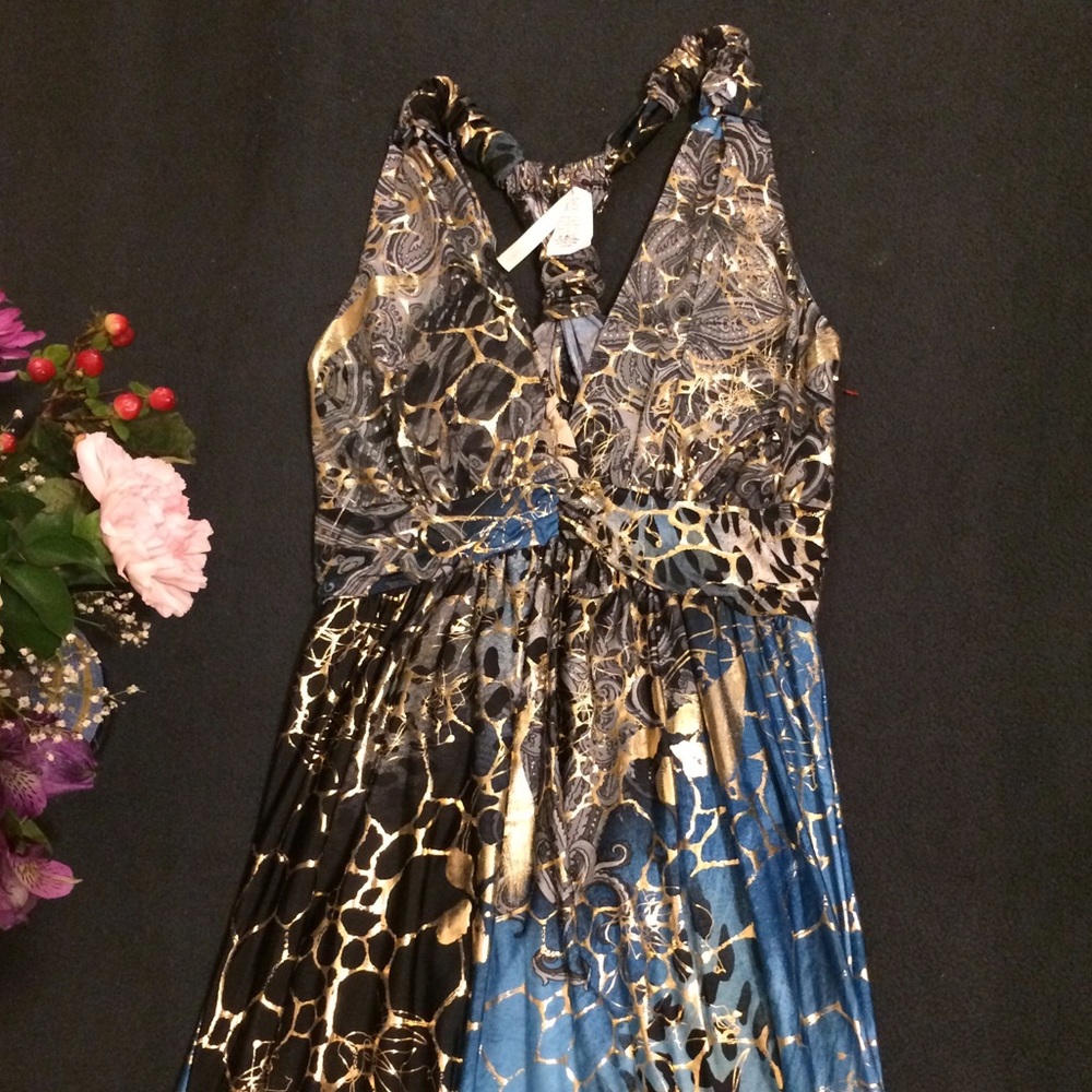 Shiny marbled dress sz L