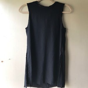 Black tank top