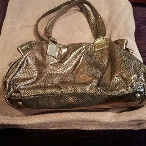 Micheal Kors Metallic Satchel
