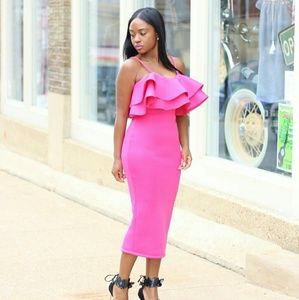 PRELOVED Ruffled Dress