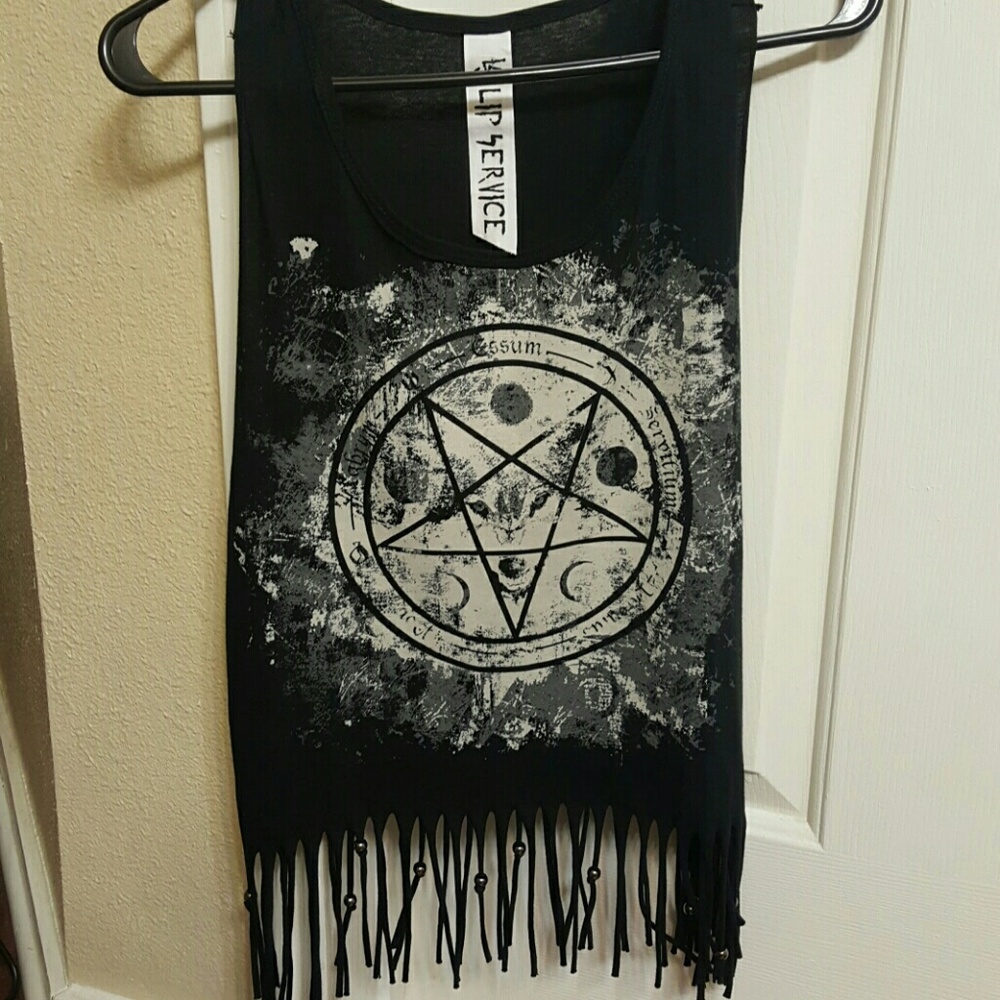 NWOT Metal fringe Hot Topic