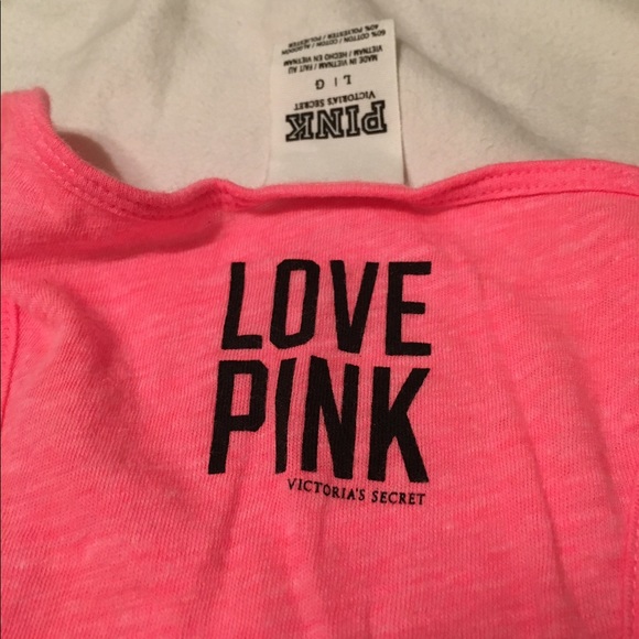 Victoria Secret Pink Cupid Arrow Tank Top Large - Picture 3 of 4