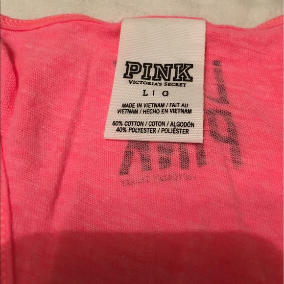 Victoria Secret Pink Cupid Arrow Tank Top Large - Picture 4 of 4