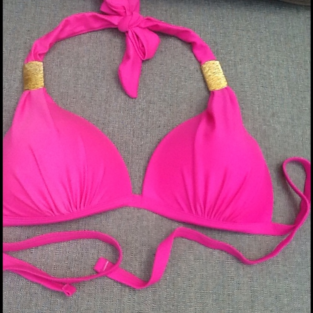 💖Gorgeous pink and gold bikini💖sheer class💖 - Picture 2 of 3