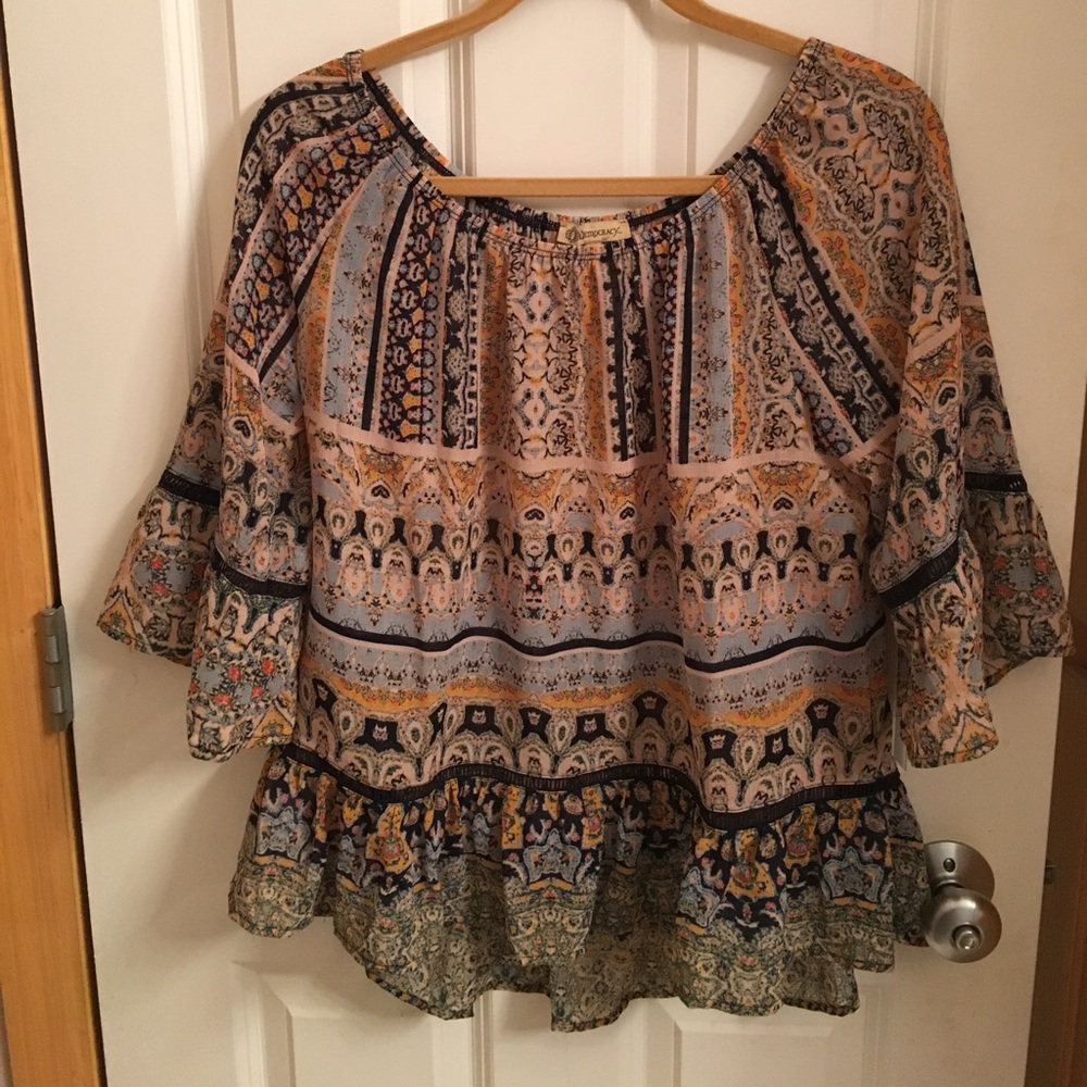 Bohemian top by Democracy size small