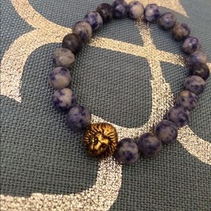 Lion charm bracelet