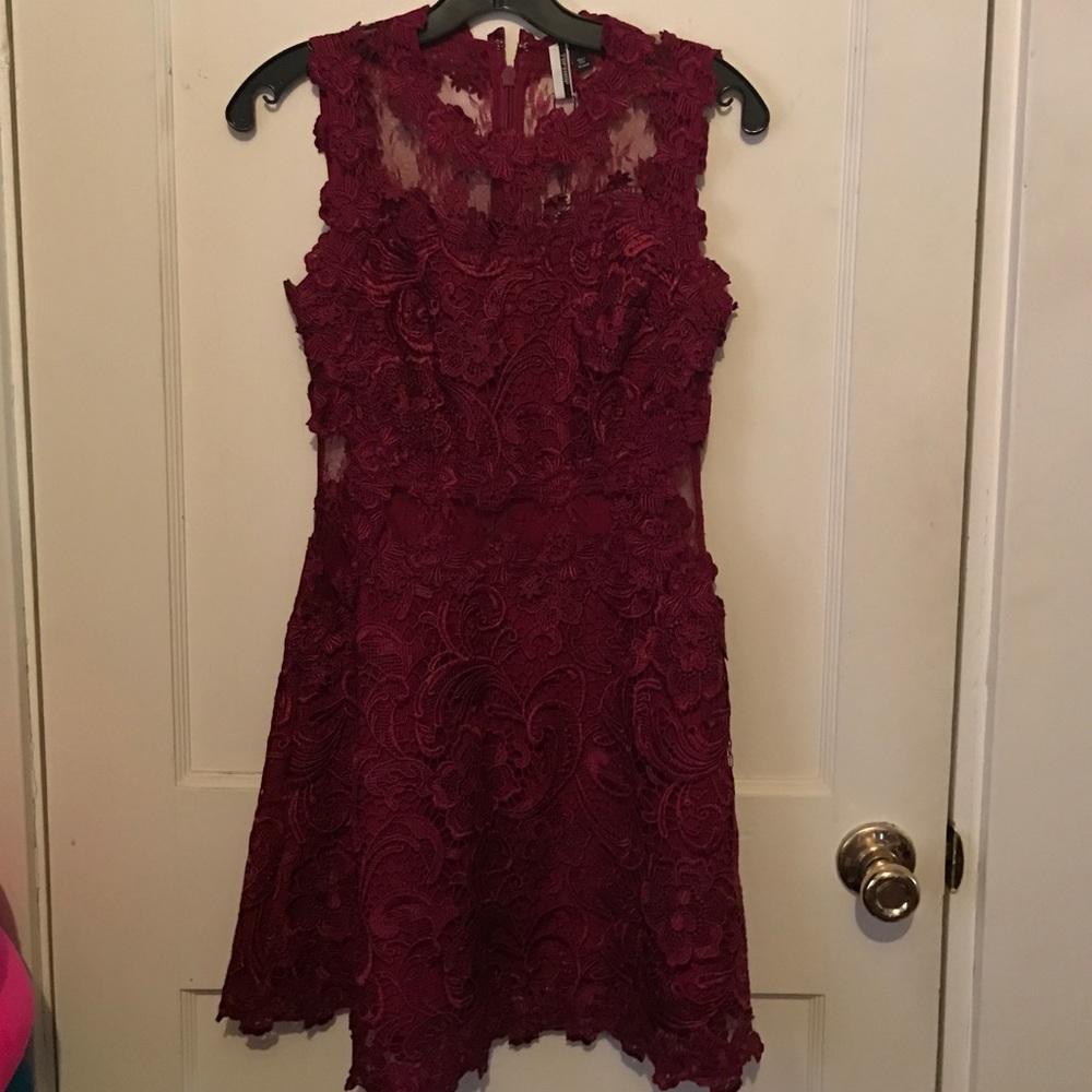 Topshop NWT Lace Short Prom Party Dress 4 - Picture 3 of 4
