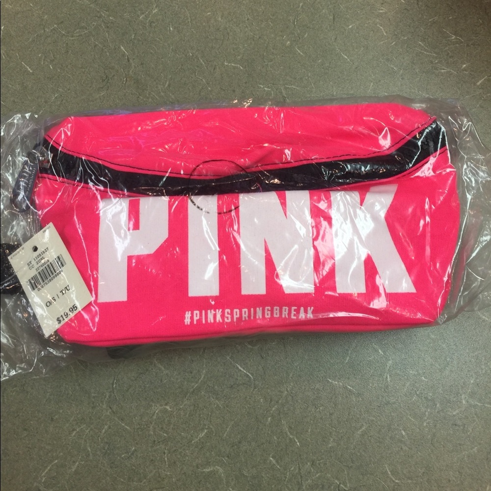 VS PINK fanny pack and glasses