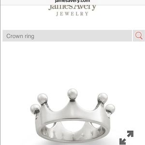James Avery princess crown ring