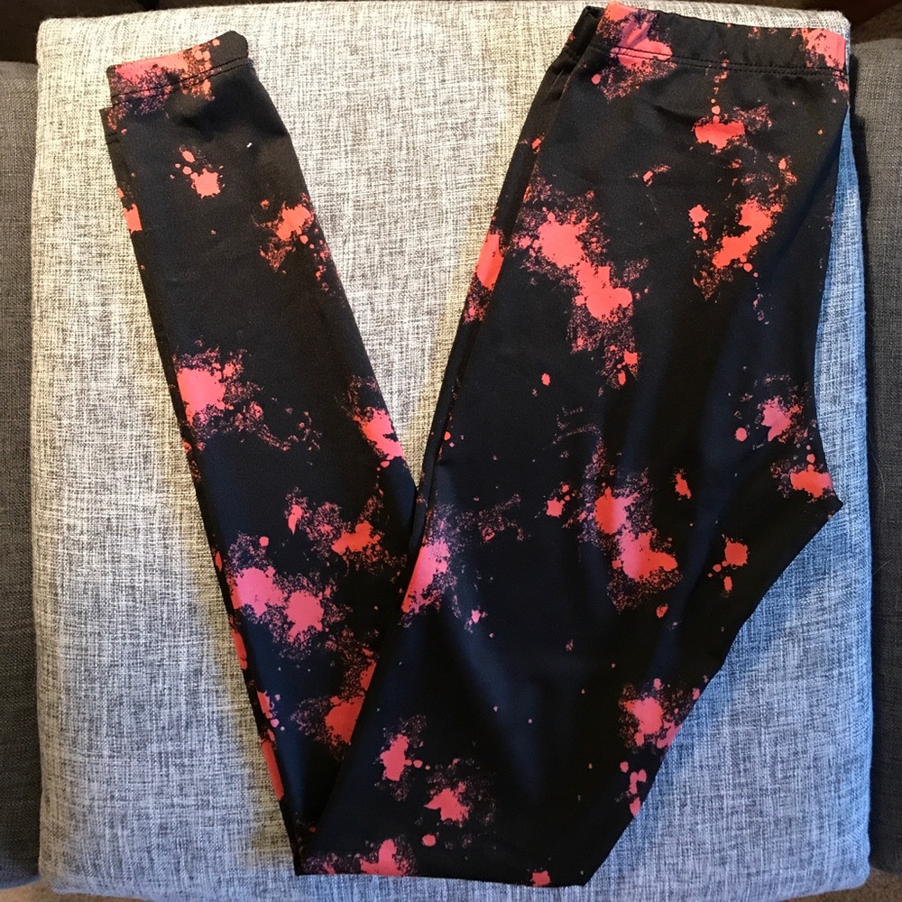 Nollie Red Splatter Leggings