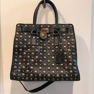 Michael Kors Studded Hamilton Satchel