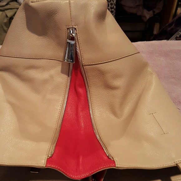 FURLA Two Tone Leather Tote - Picture 4 of 4