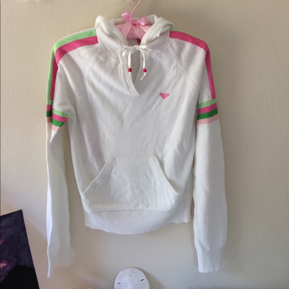 Roxy lite knit pullover hoodie