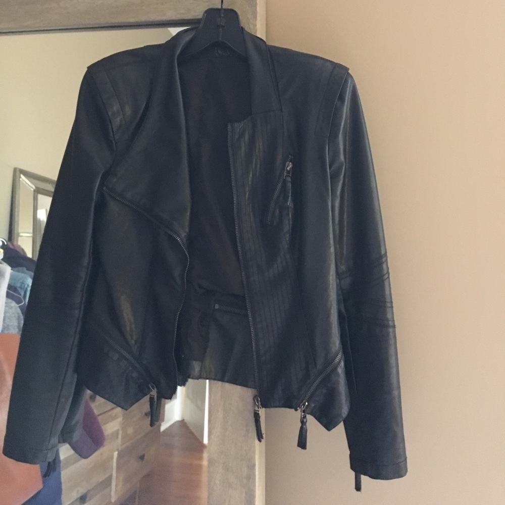 Blank NYC faux leather jacket