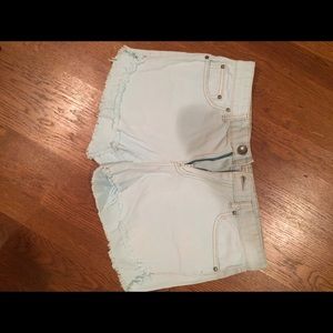 Free people light blue cut offs