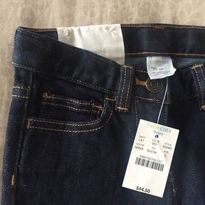 NWT J Crew (Crewcuts) Girls Dark Jeans Size 5