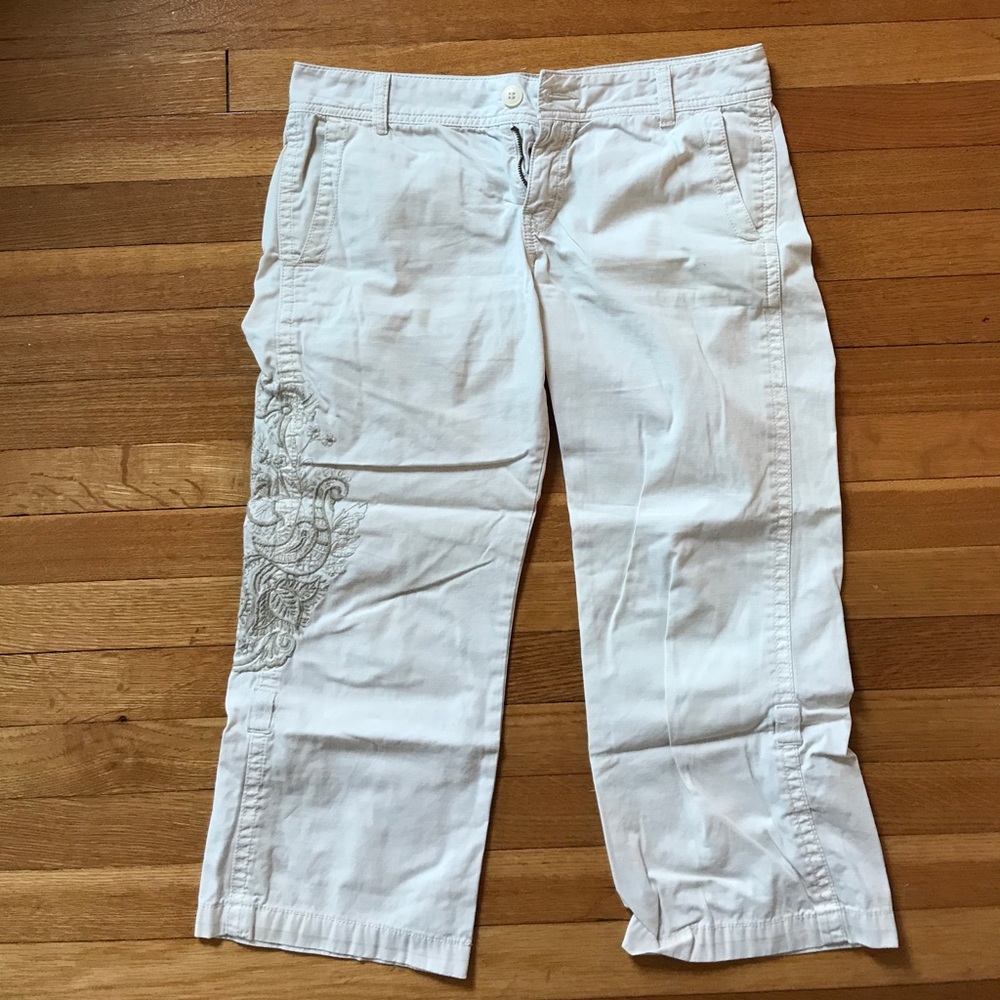 Lucky Brand wide leg capris