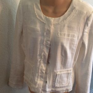 Ann Taylor Italian Fabric blazer 6