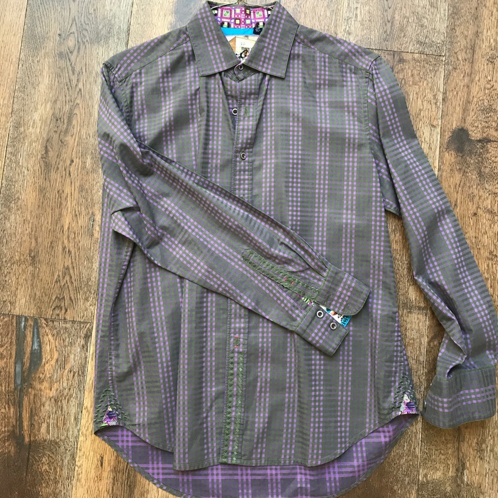 Robert Graham dress shirt men's size L