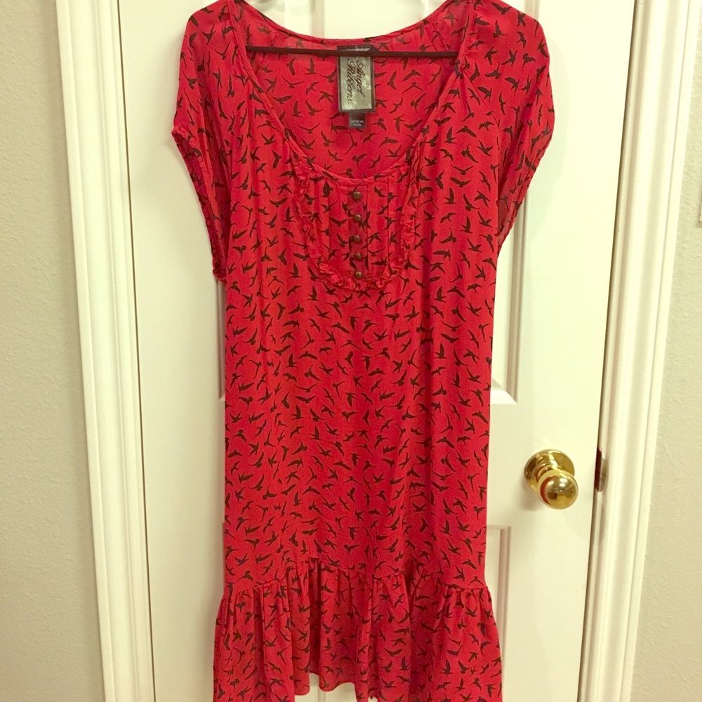 Cute, red and black dress/tunic from SimplyBe.