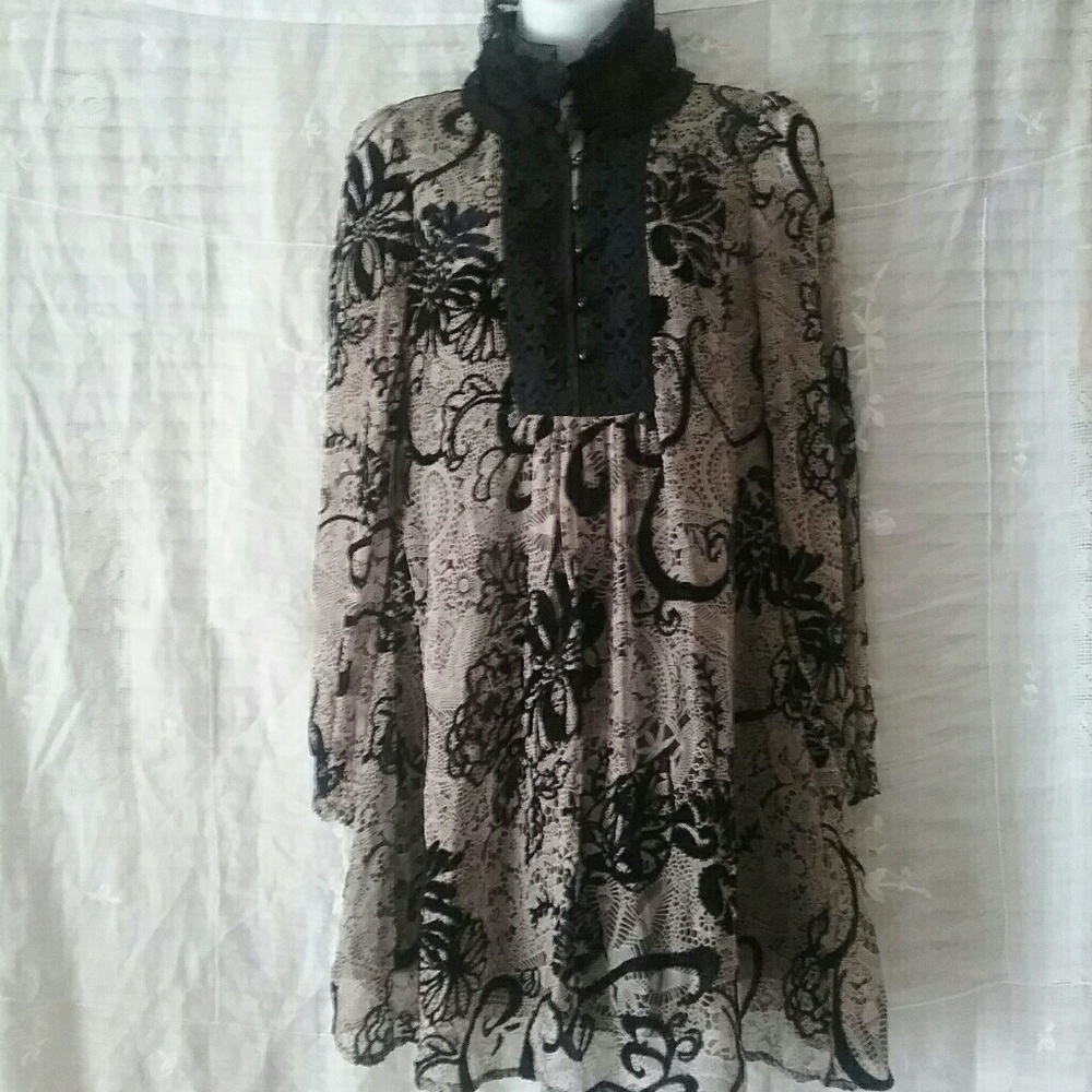 New Silk leakage Of Flower Dress