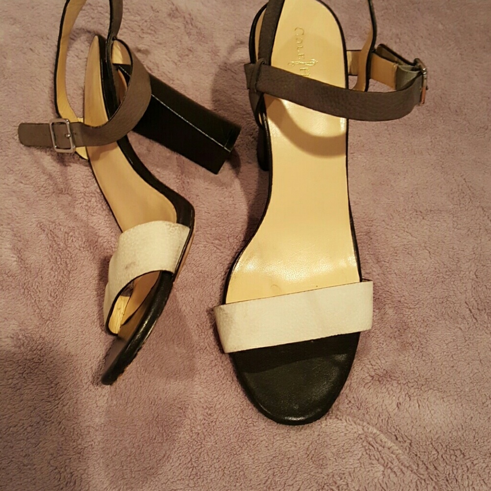 Cole Hahn Nubuck "Comfort Pad" Sandal