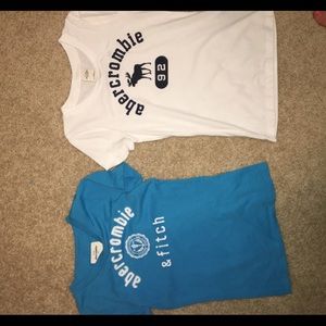two Abercrombie and Fitch tops
