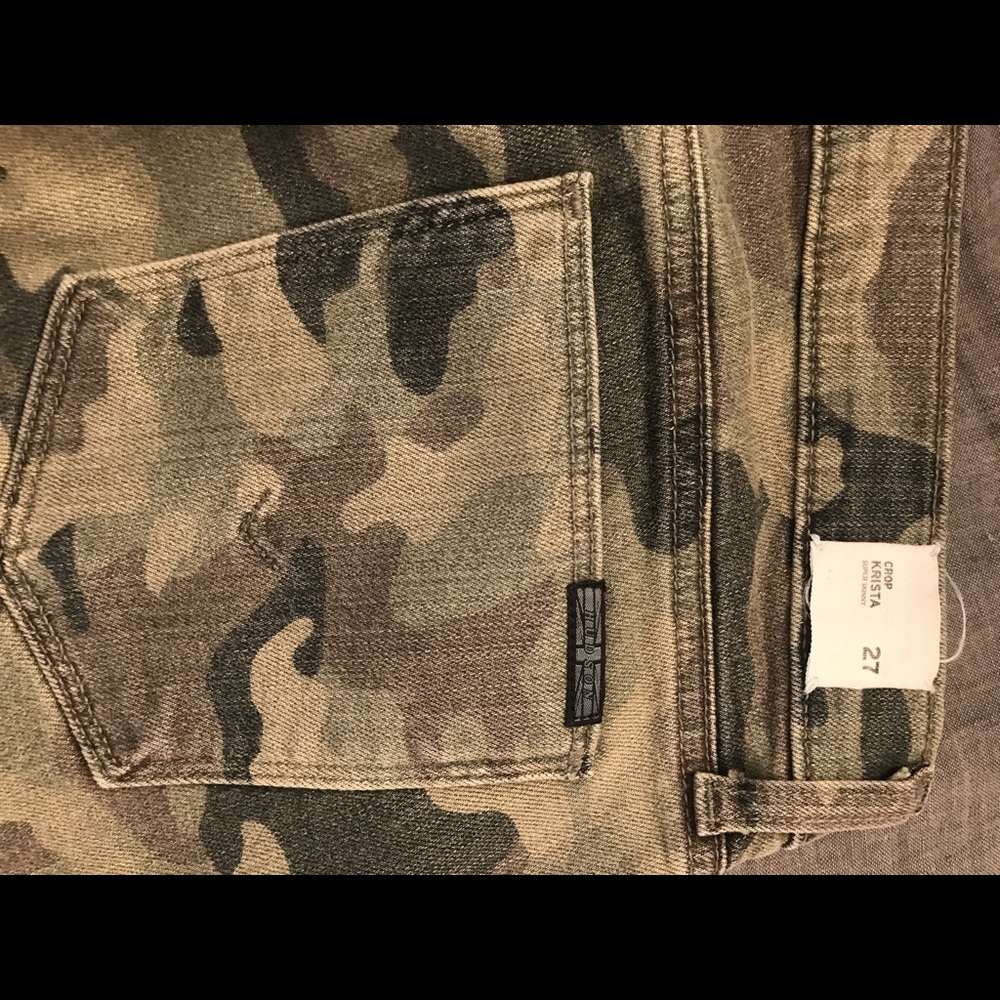 Hudson Skinny Krista Camo Stretchy Jeans 27