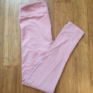 Lularoe heather dusty pink leggings