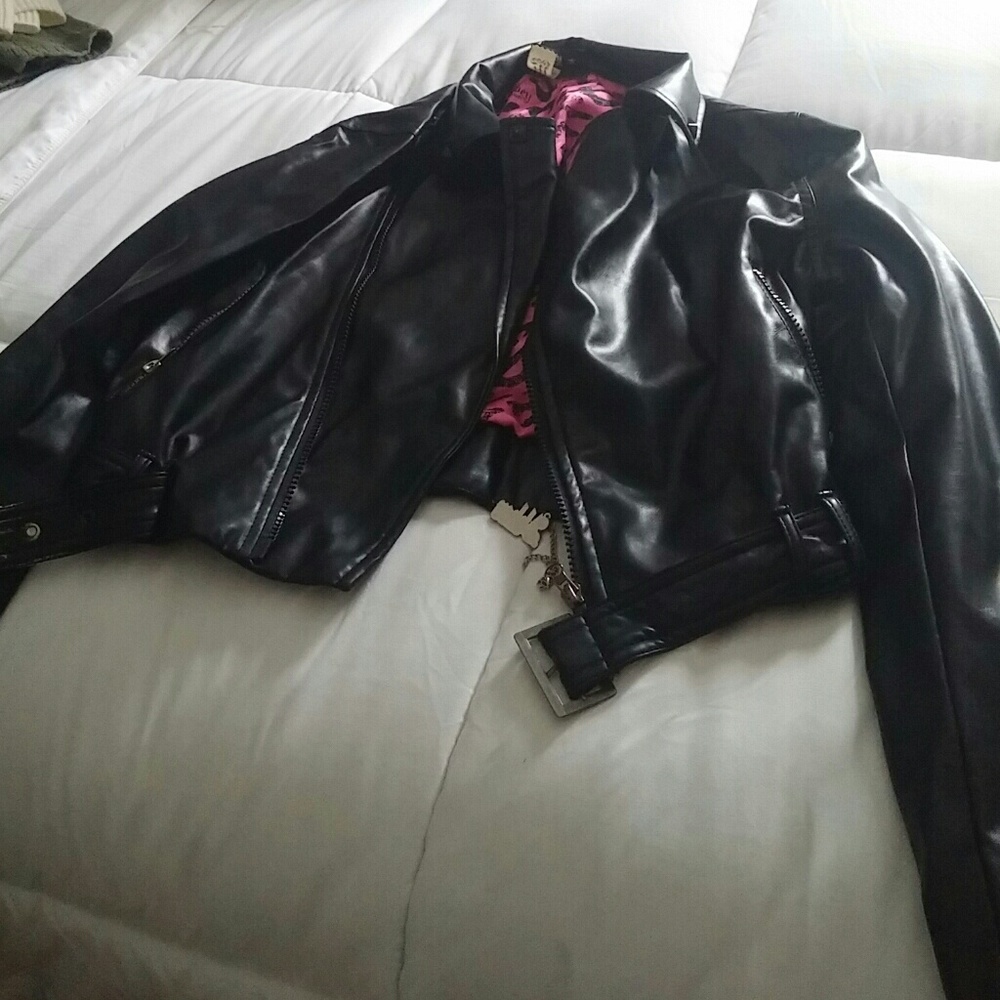 Abbey Dawn pleather jacket
