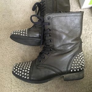 Steve Madden Tarney studded combat boots