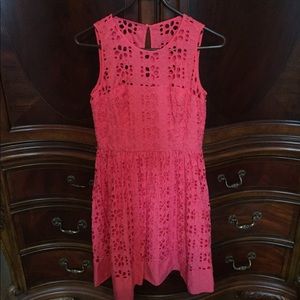 Pretty dark coral pink Eliza j dress