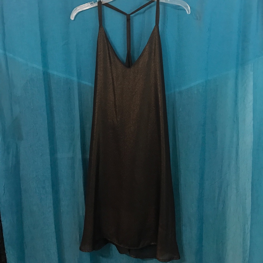 Black/gold dress