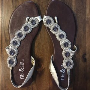 Fibi &Clo jeweled sandals