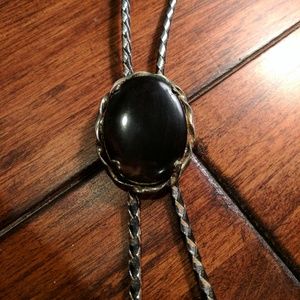 Vintage Bolo Tie - black