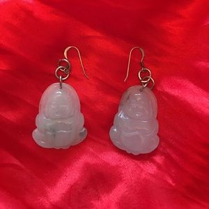 Jade Sterling silver earrings