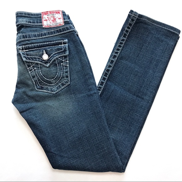 True Religion Denim - True Religion Disco Billy Big T Straight Jeans