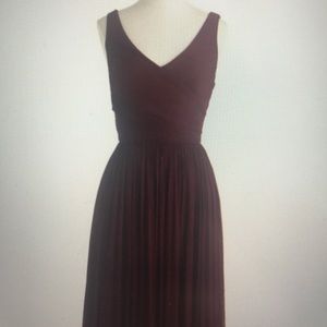 JCREW long Cabernet Heidi Bridesmaid Dress size 8