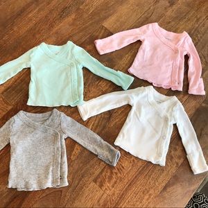Carter's long sleeved preemie undershirt bundle