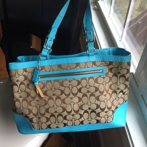 Authentic Coach tote handbag