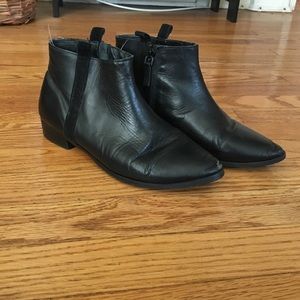 Black ankle boots