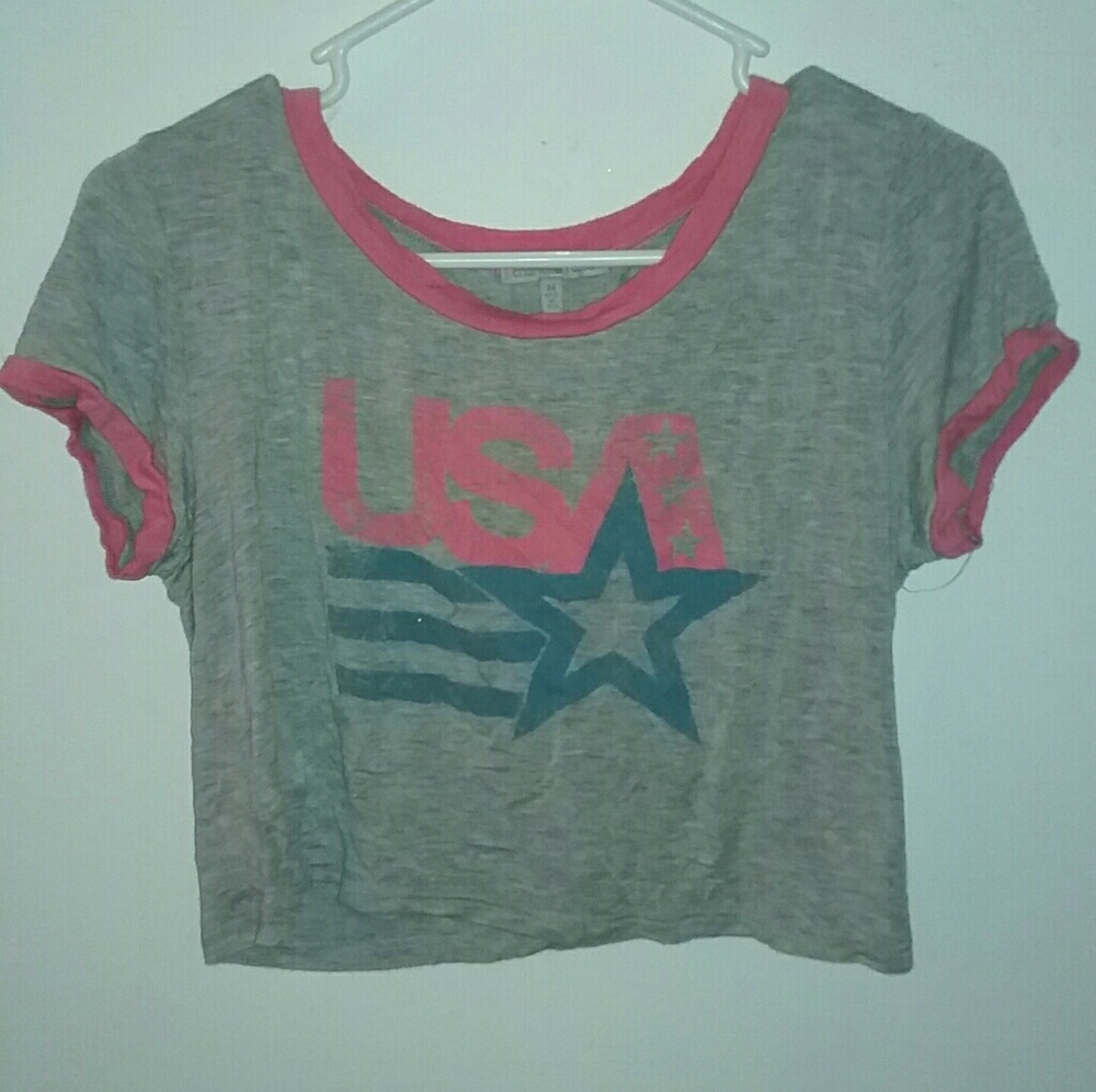 USA crop top
